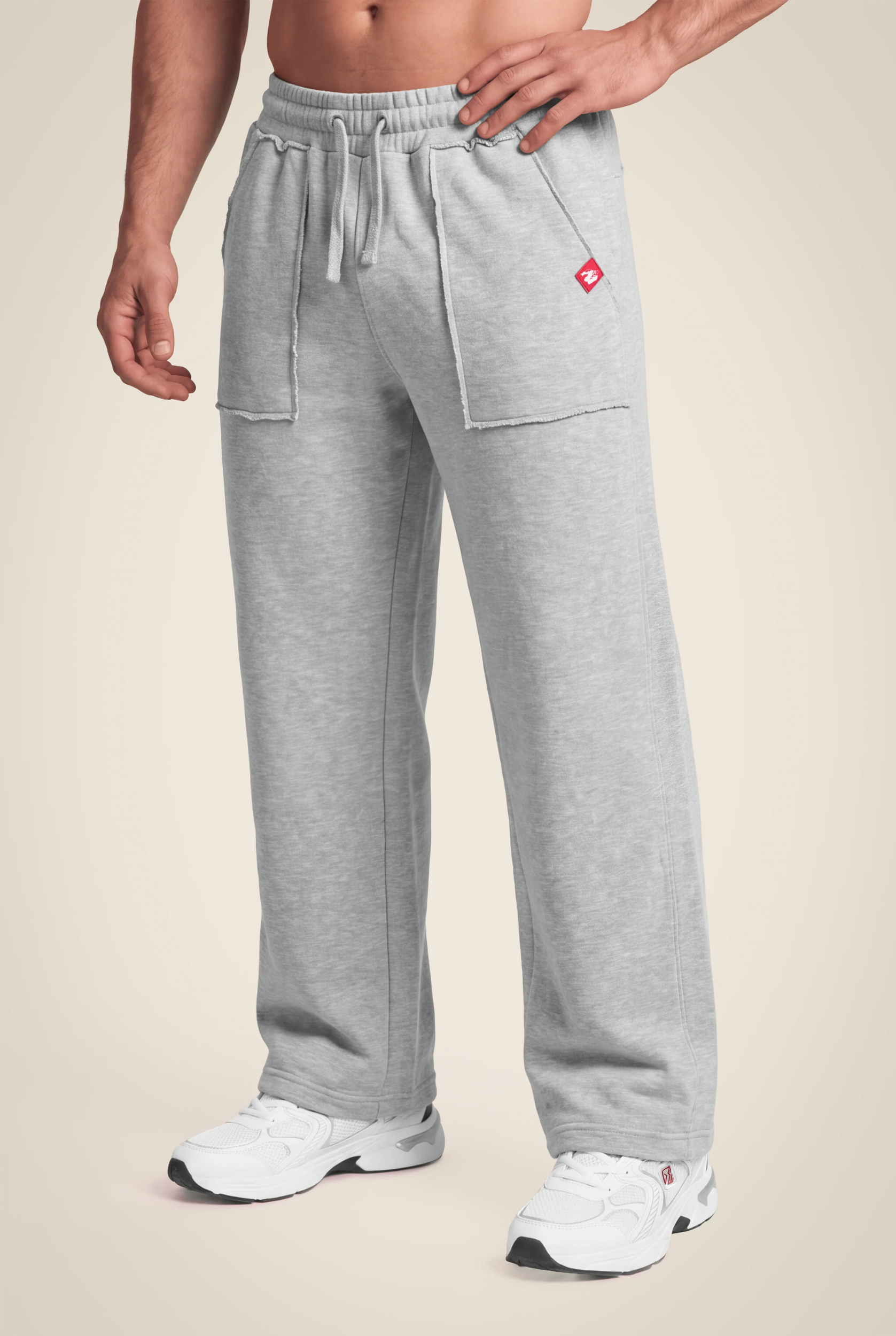 Pantalon Asheville Raw Gorilla Wear homme - Gris