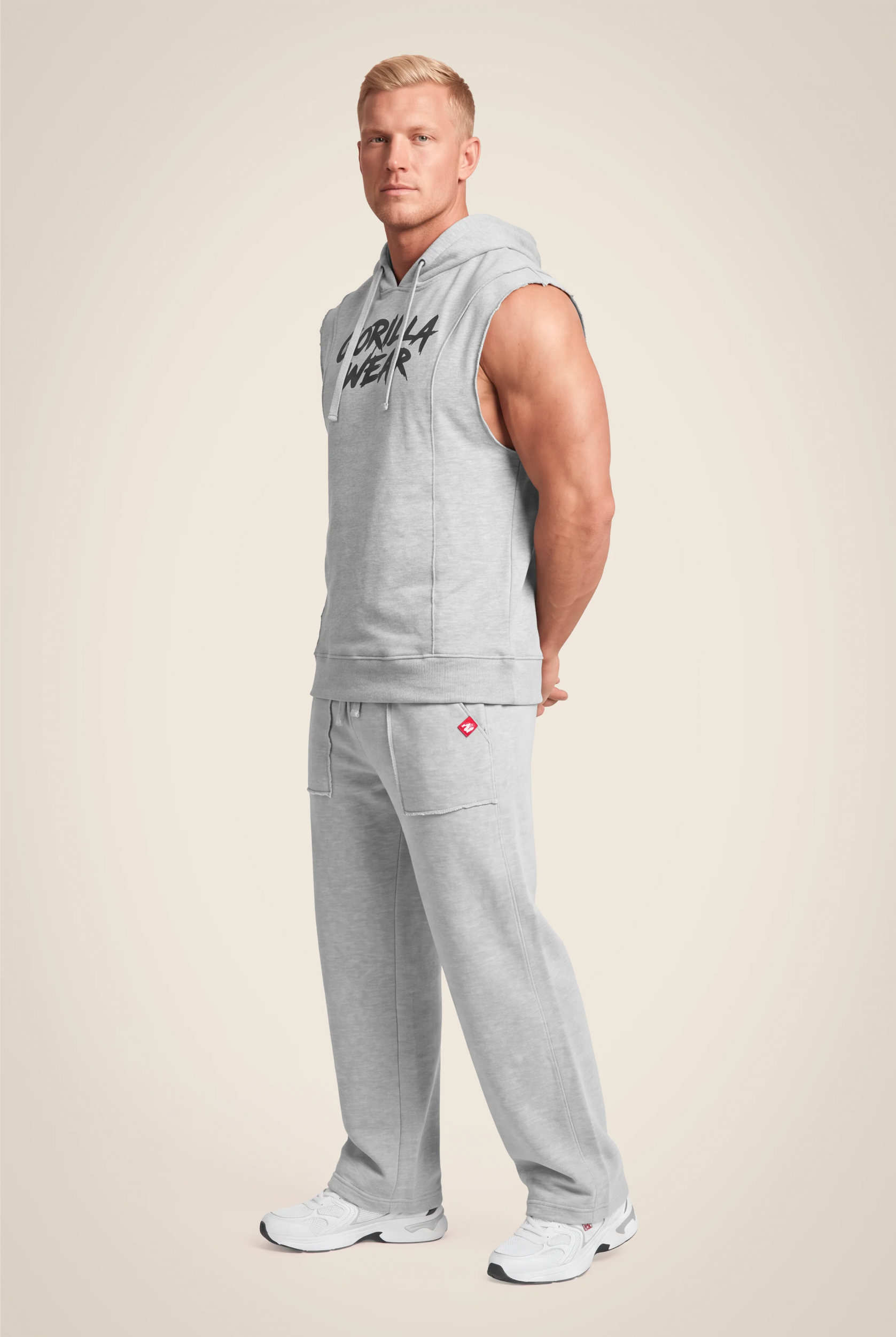 Pantalon Asheville Raw Gorilla Wear homme - Gris 3