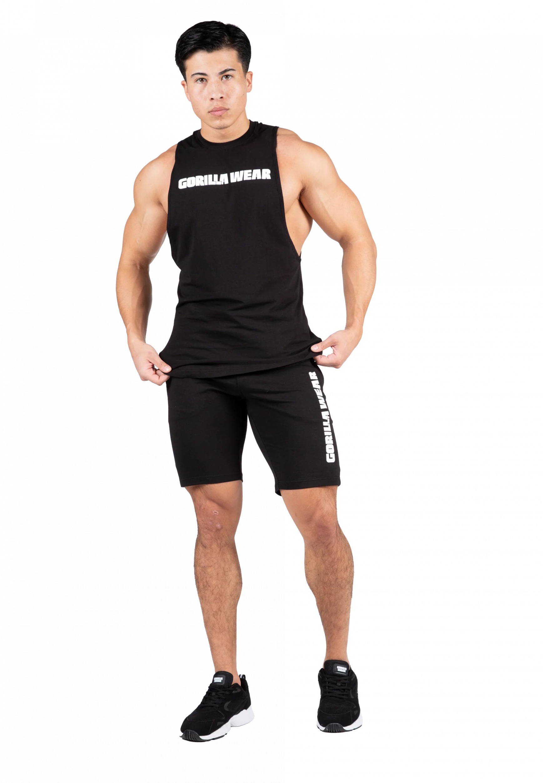 Débardeur Milo Drop Armhole Gorilla Wear homme - Noir 3