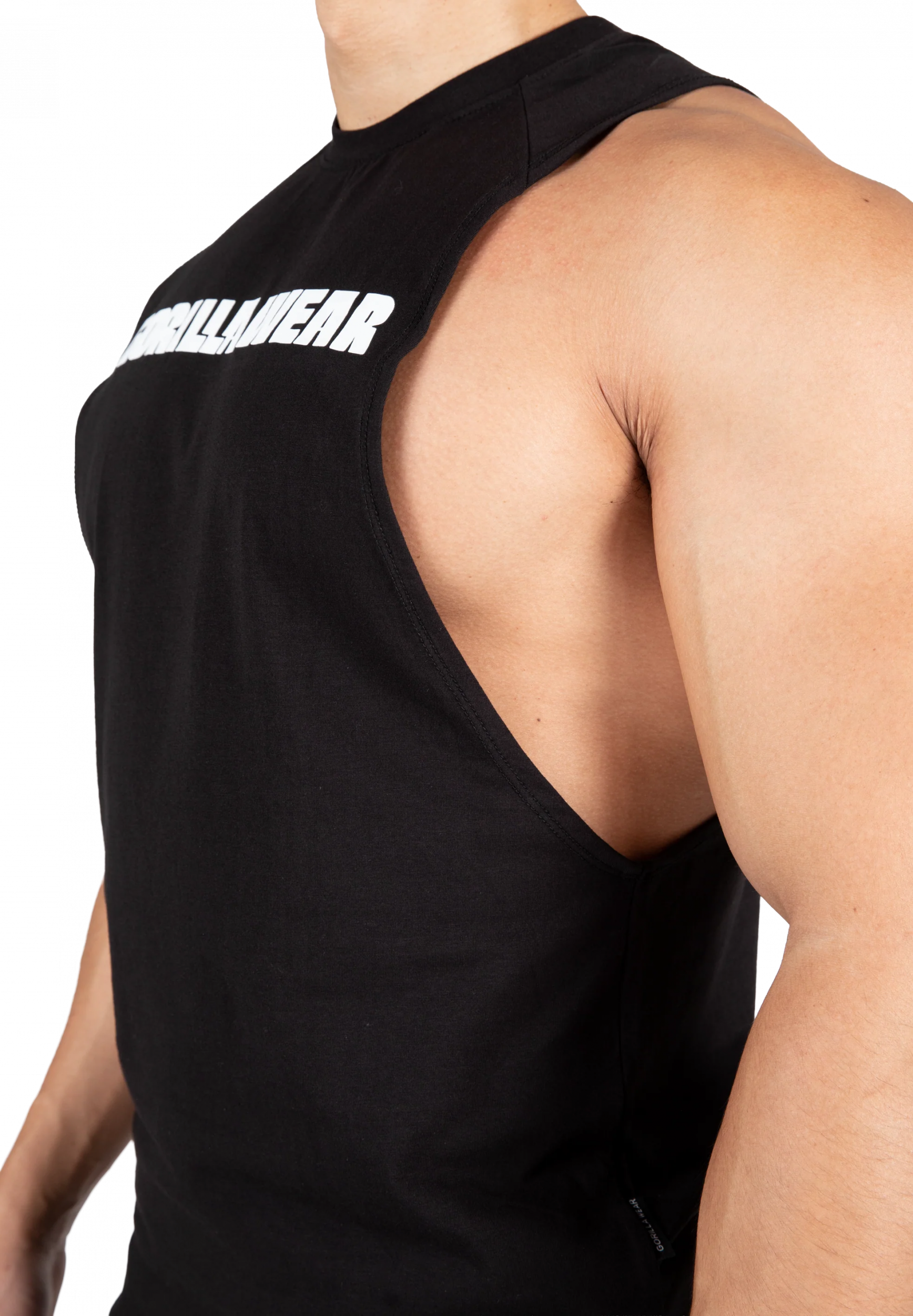 Débardeur Milo Drop Armhole Gorilla Wear homme - Noir 4