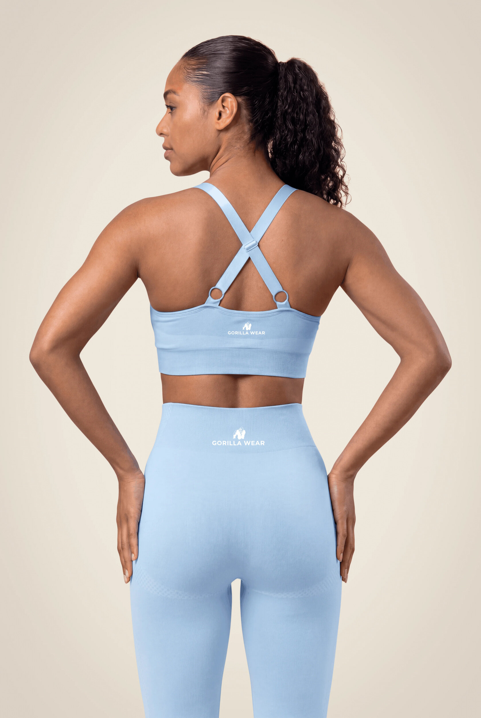 Brassière Selah Seamless Gorilla Wear femme - Bleu clair 2