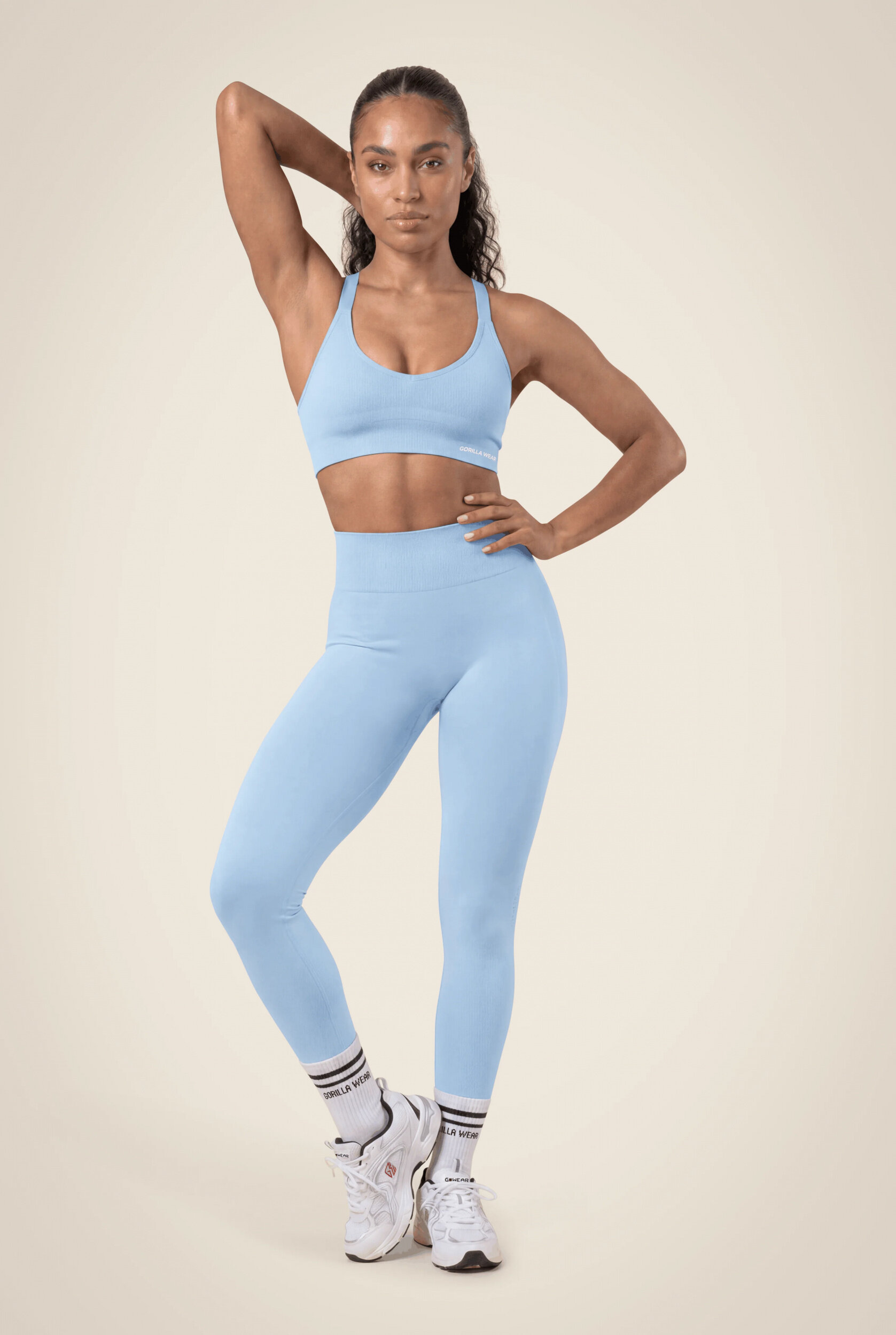 Brassière Selah Seamless Gorilla Wear femme - Bleu clair 3