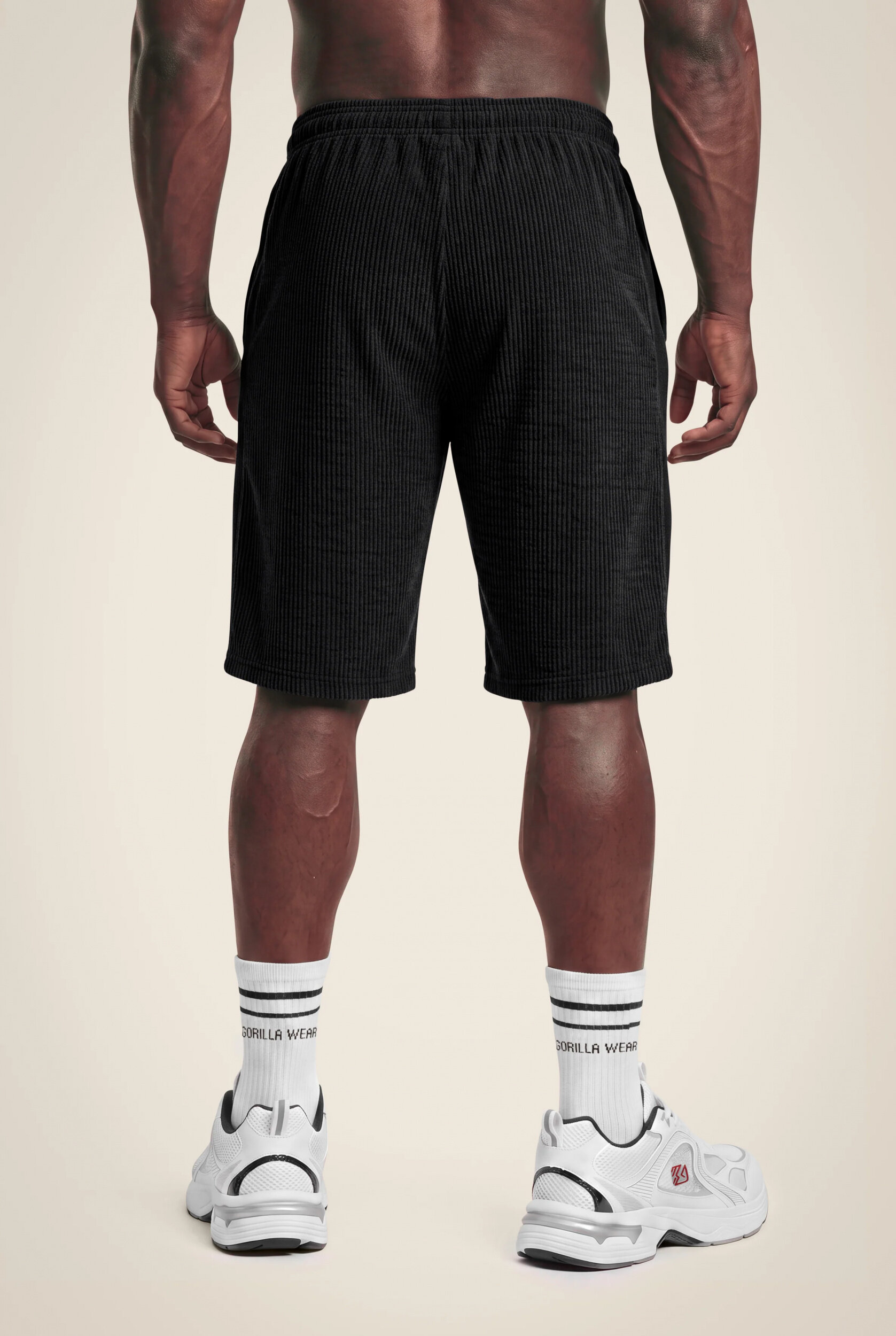 Short Old School Augustine Gorilla Wear homme - Noir, photographie 2