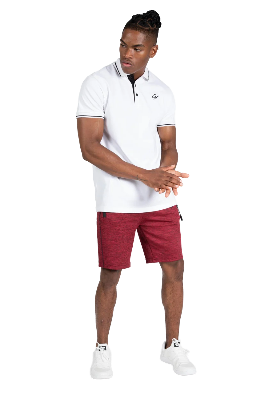 Polo Delano Gorilla Wear homme - Blanc/Noir, photographie 3