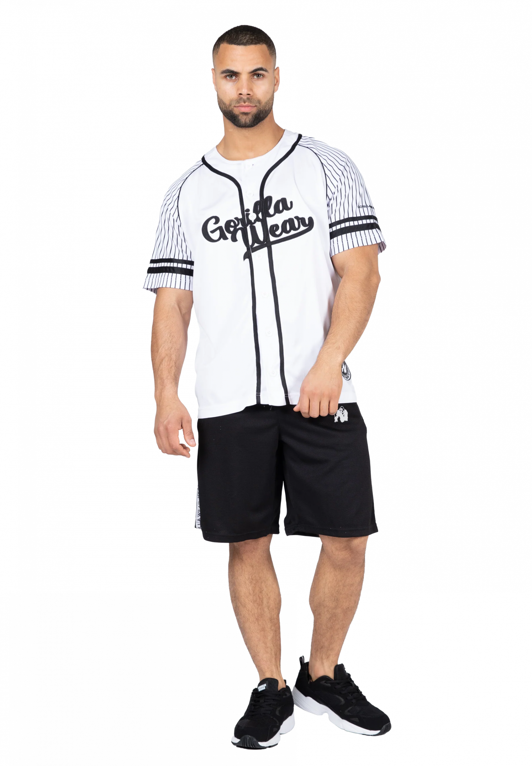 Maillot Baseball 82 Gorilla Wear homme - Blanc, photographie 3