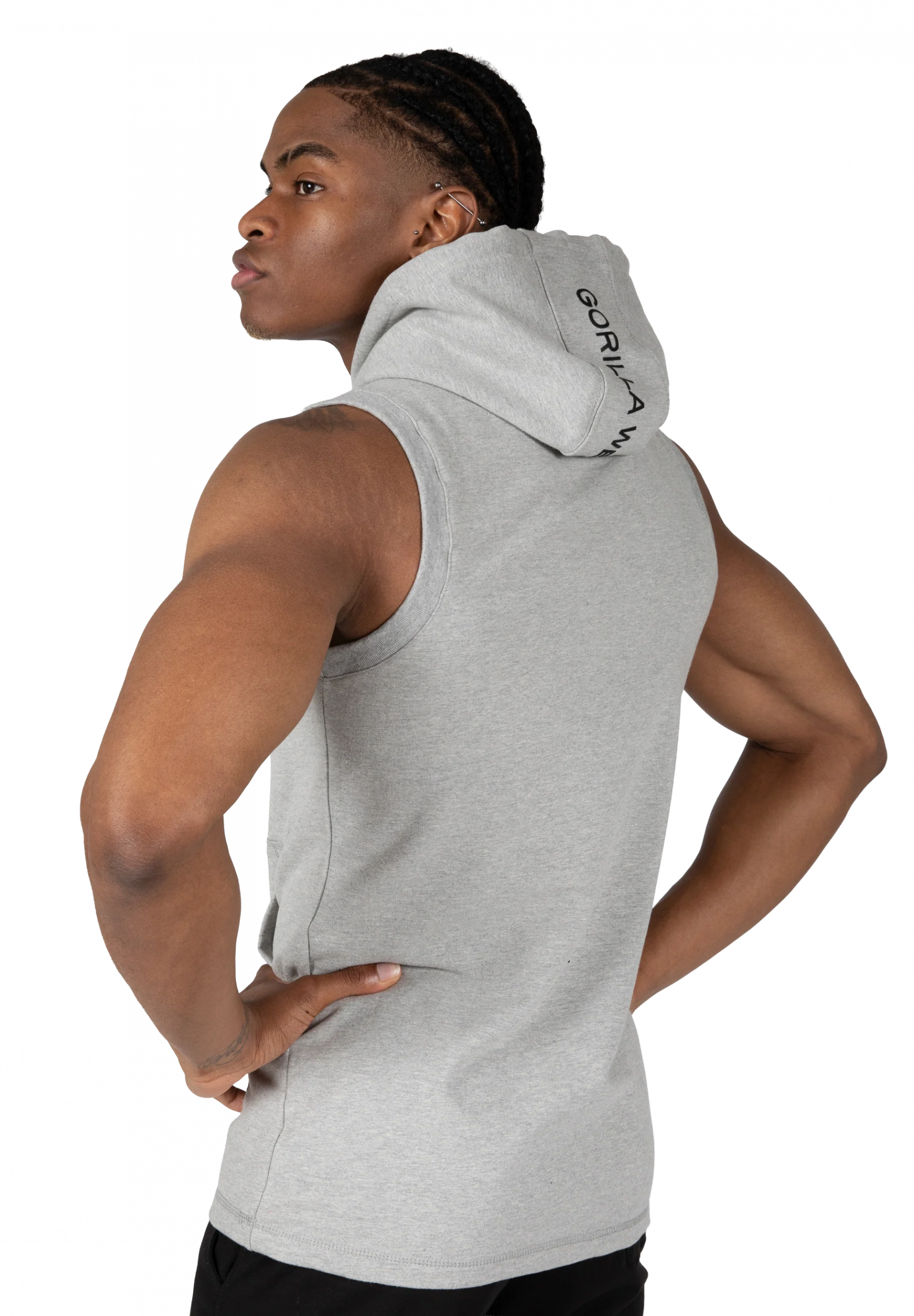 Sweat sans manches Lincoln Gorilla Wear homme - Gris - photo officielle 2