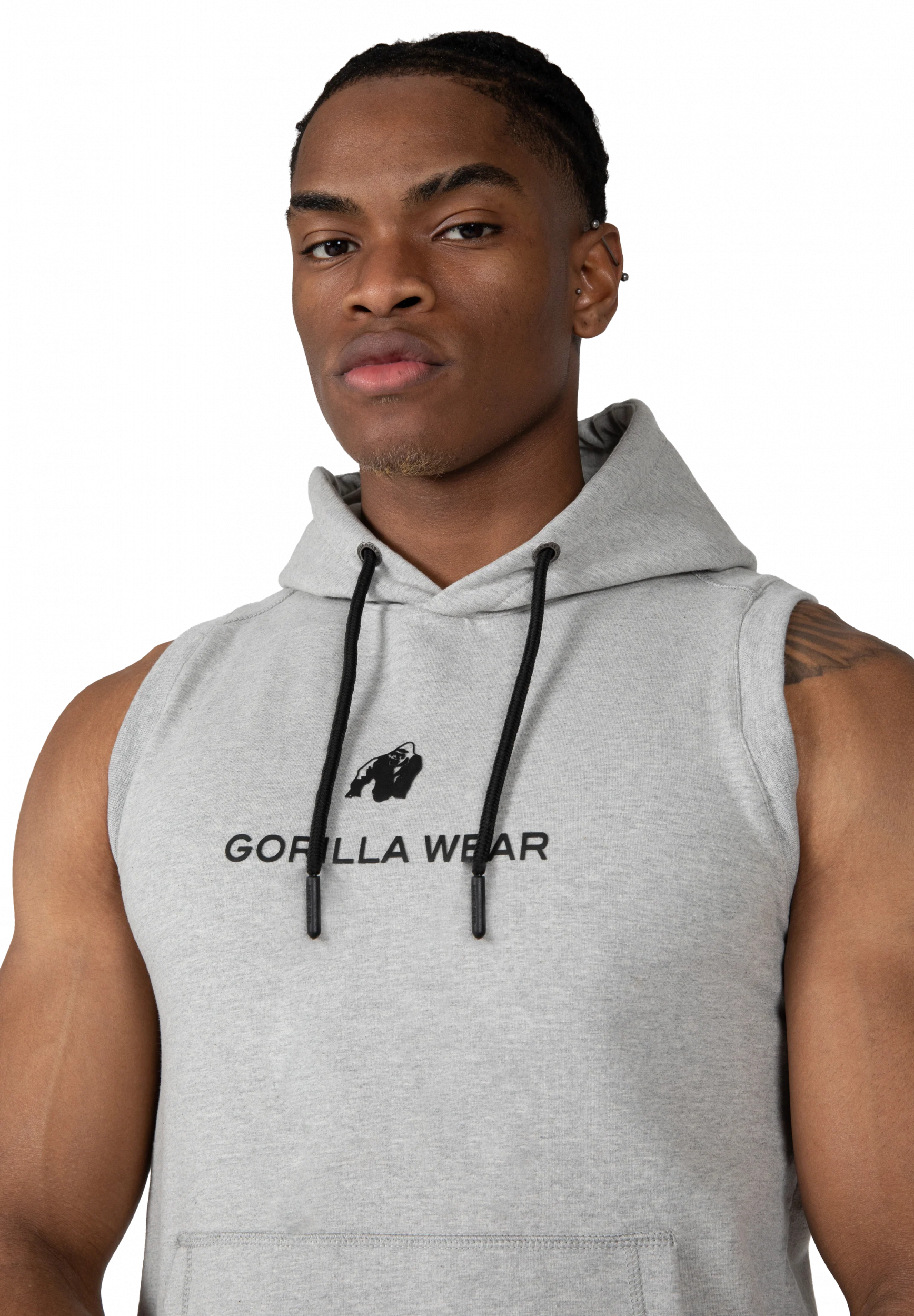 Sweat sans manches Lincoln Gorilla Wear homme - Gris - photo officielle 4