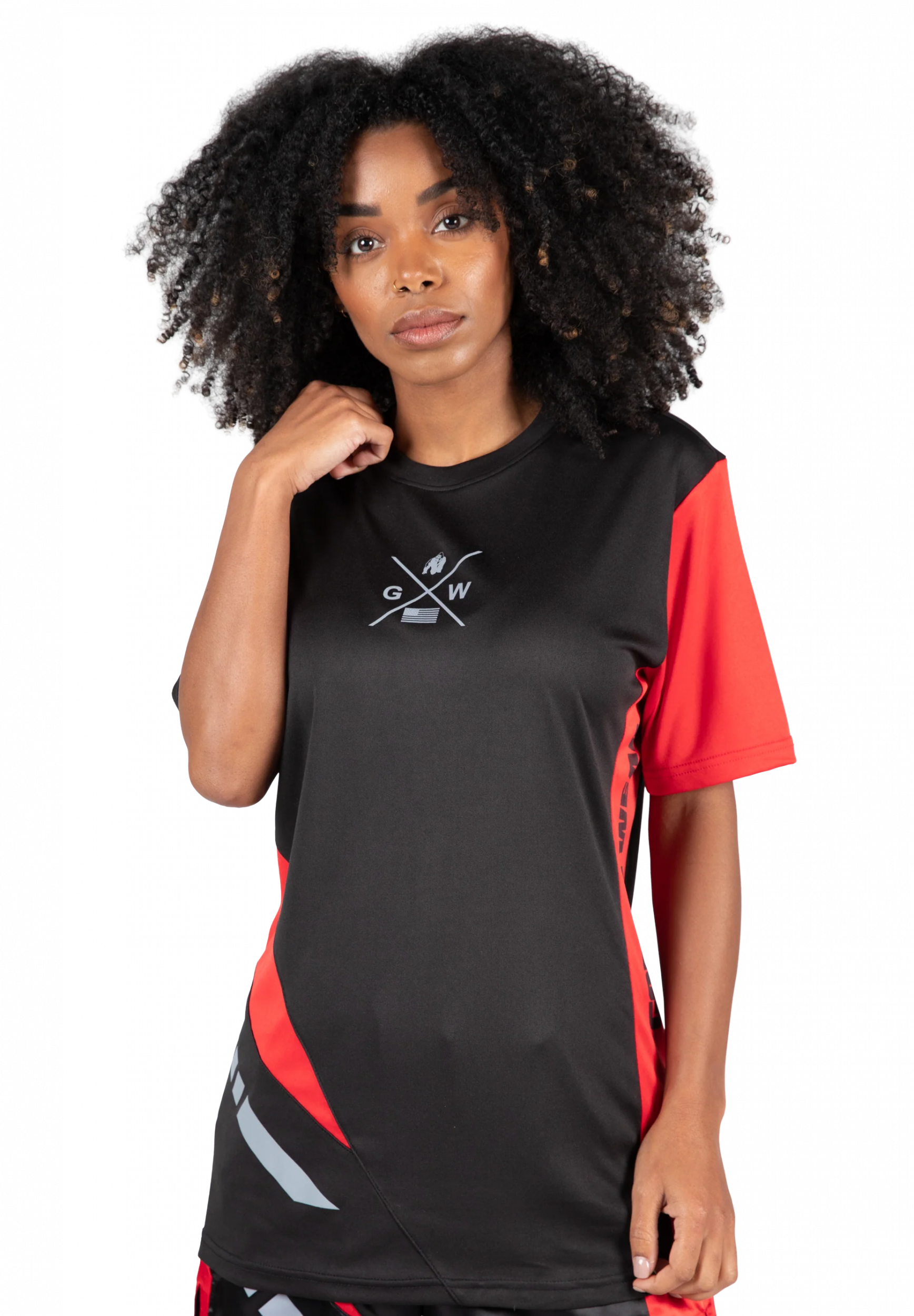 T-shirt Hornell Gorilla Wear homme - Noir/Rouge - photo officielle 2