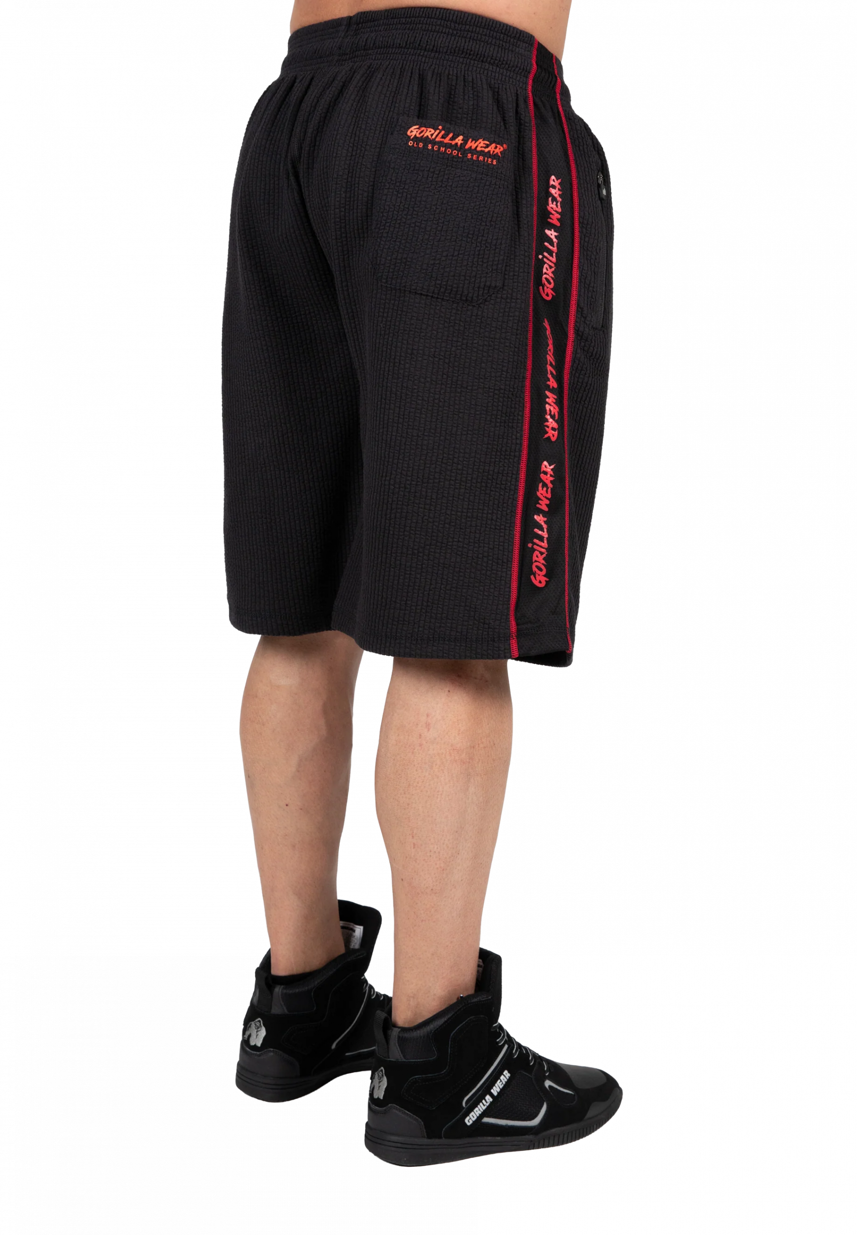 Short Old School Buffalo Gorilla Wear - Noir/Rouge vue 2