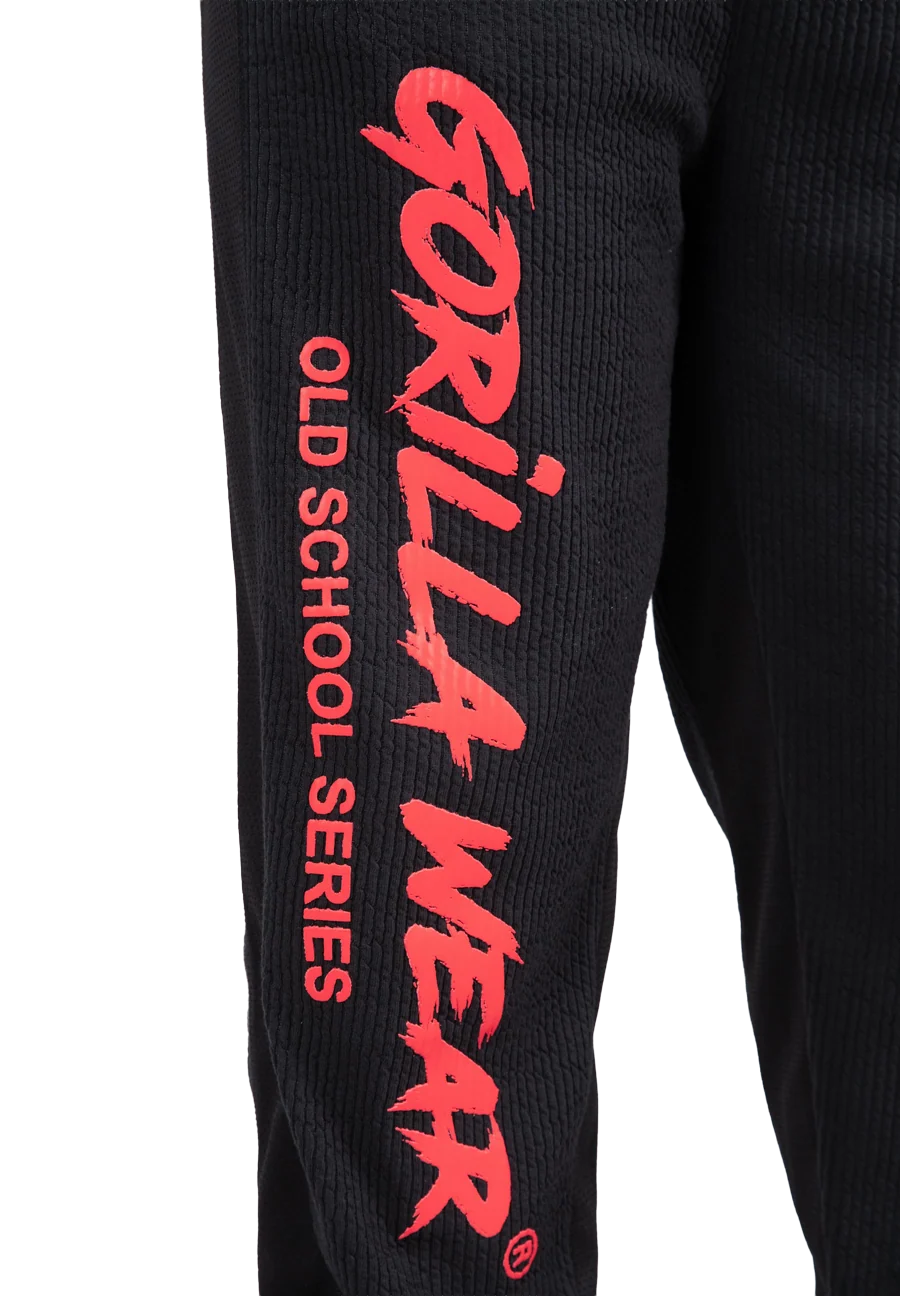 Pantalon Old School Augustine Gorilla Wear - Noir/Rouge vue 5