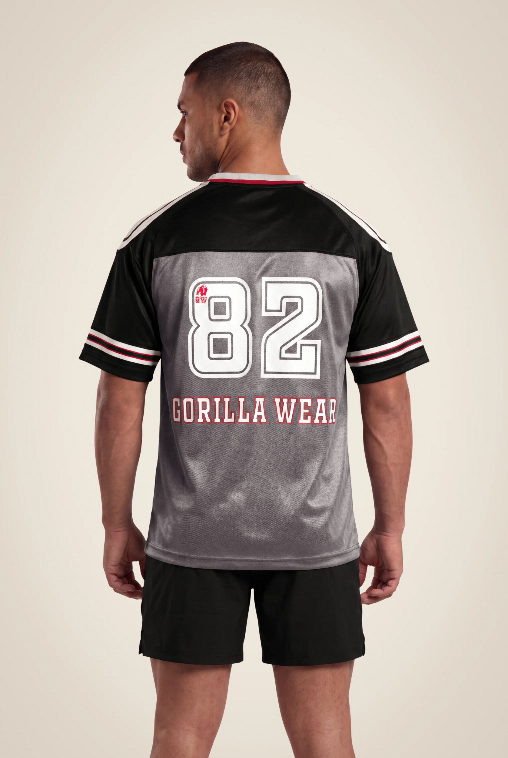 Maillot football Tyler Gorilla Wear homme - Noir/Blanc vue 2