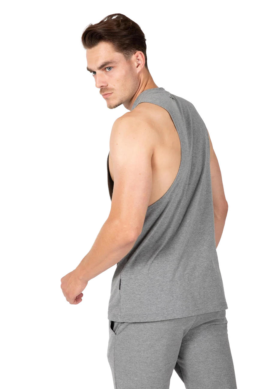 Débardeur Cisco Drop Armhole Gorilla Wear - Gris/Noir vue 2