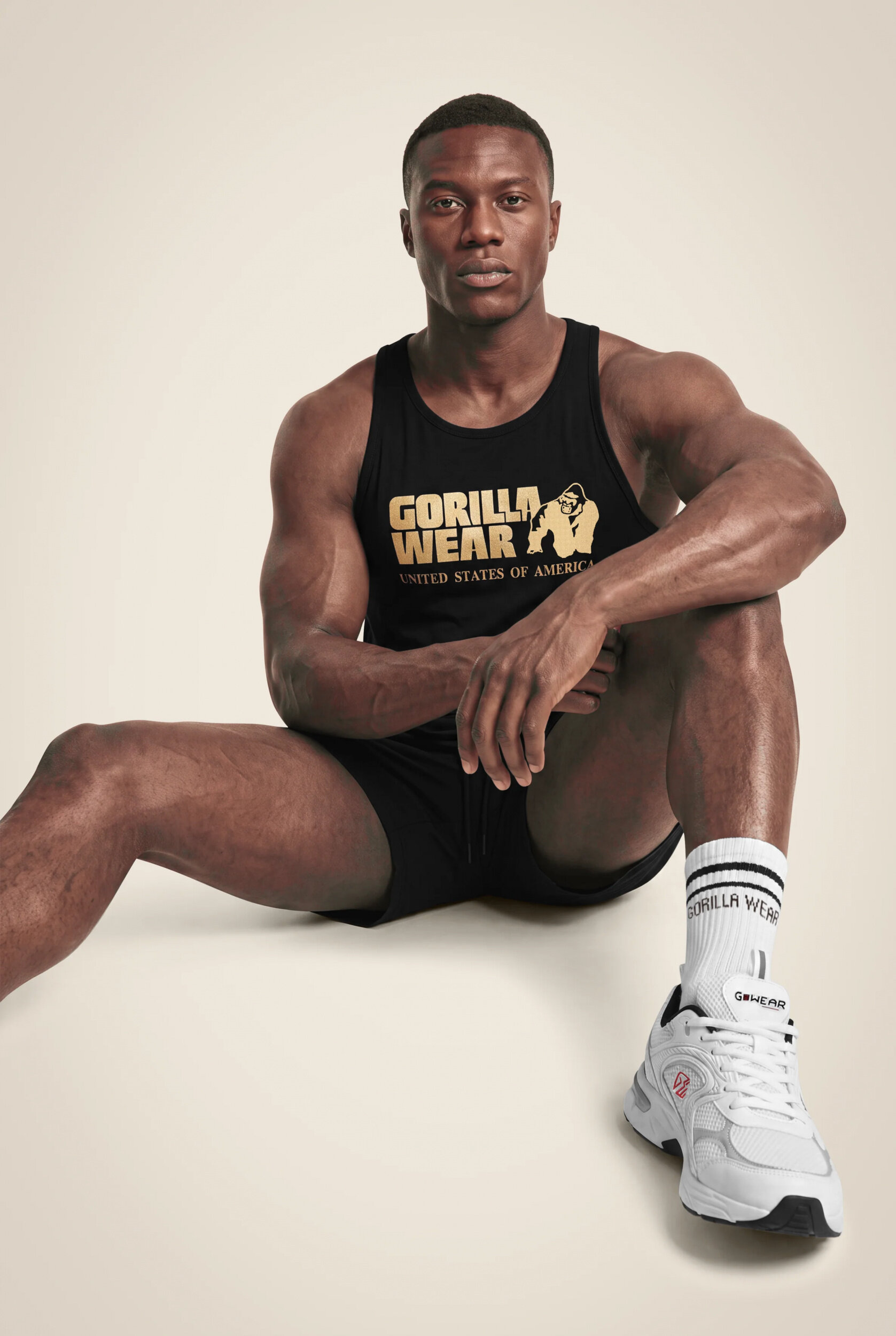 Débardeur Classic Gorilla Wear homme - Or vue 3