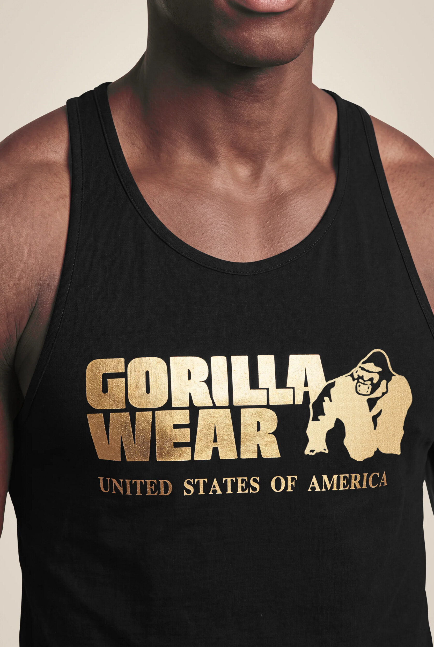 Débardeur Classic Gorilla Wear homme - Or vue 4