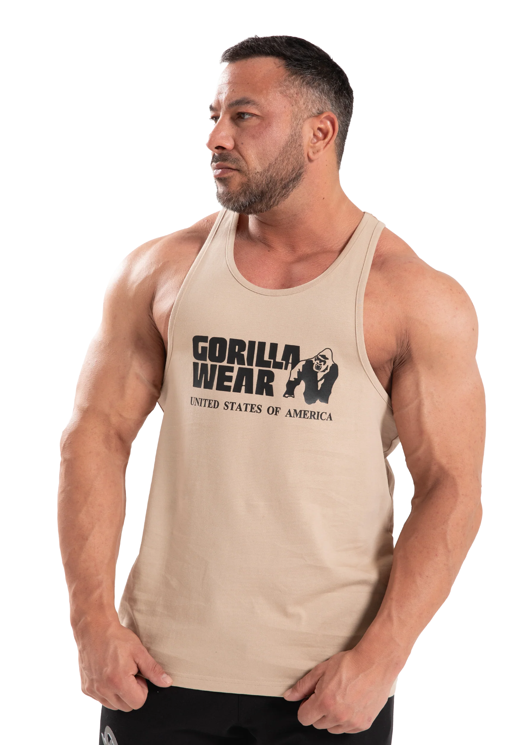 Débardeur Classic Gorilla Wear homme - Marron clair vue 1