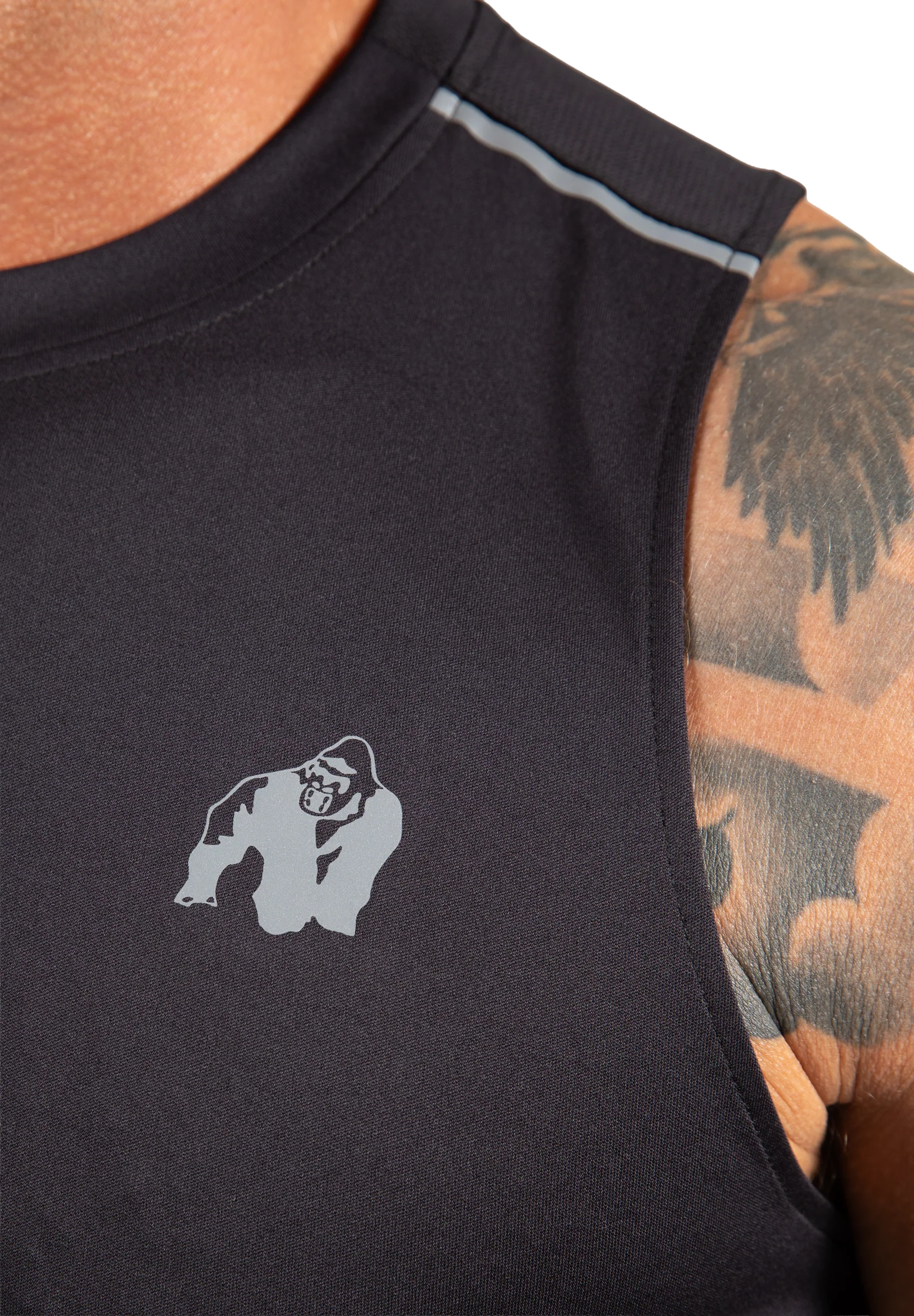 Débardeur Easton Gorilla Wear homme - Noir photo 4