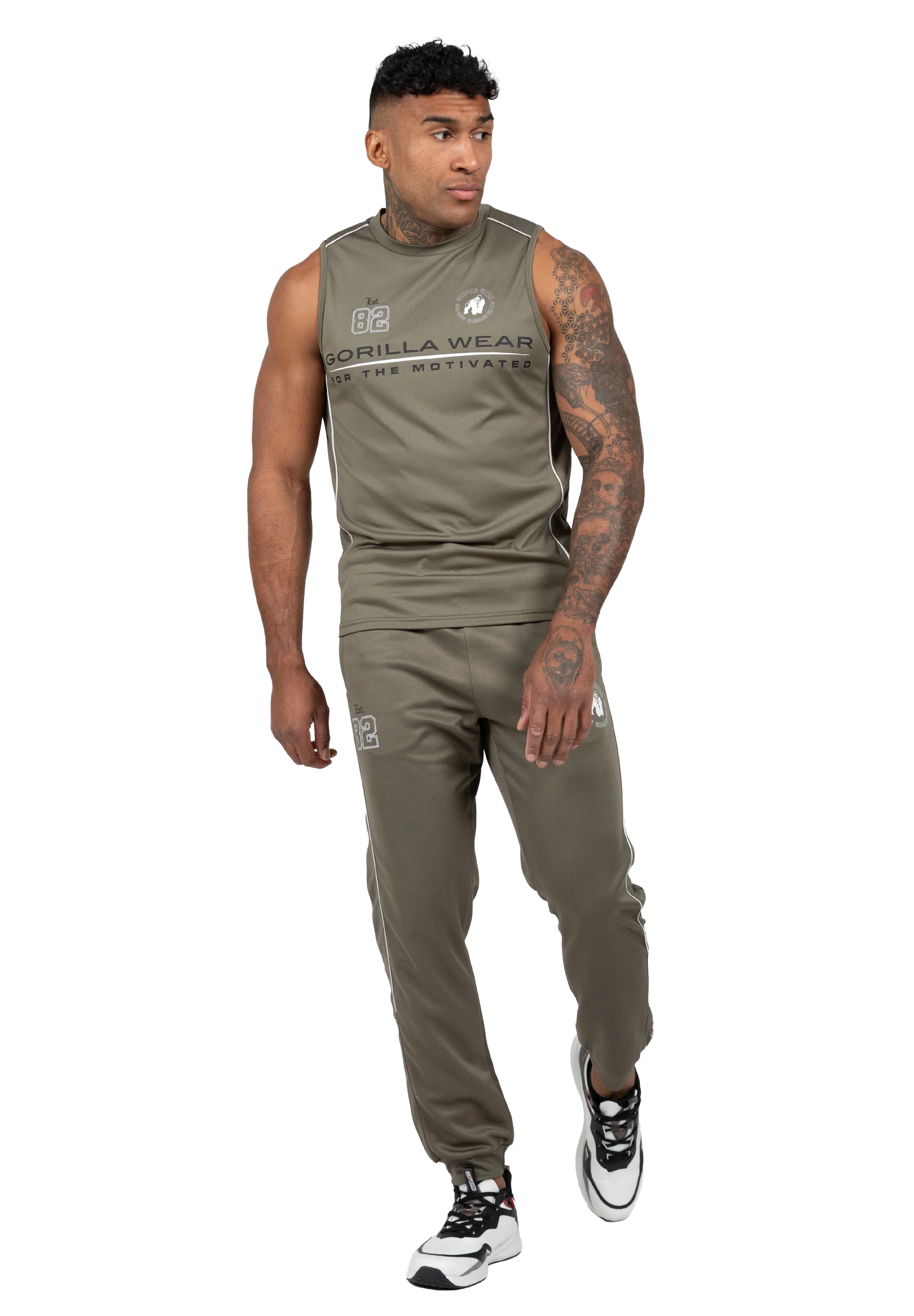 Pantalon Broxton Gorilla Wear homme - Vert kaki photo 3