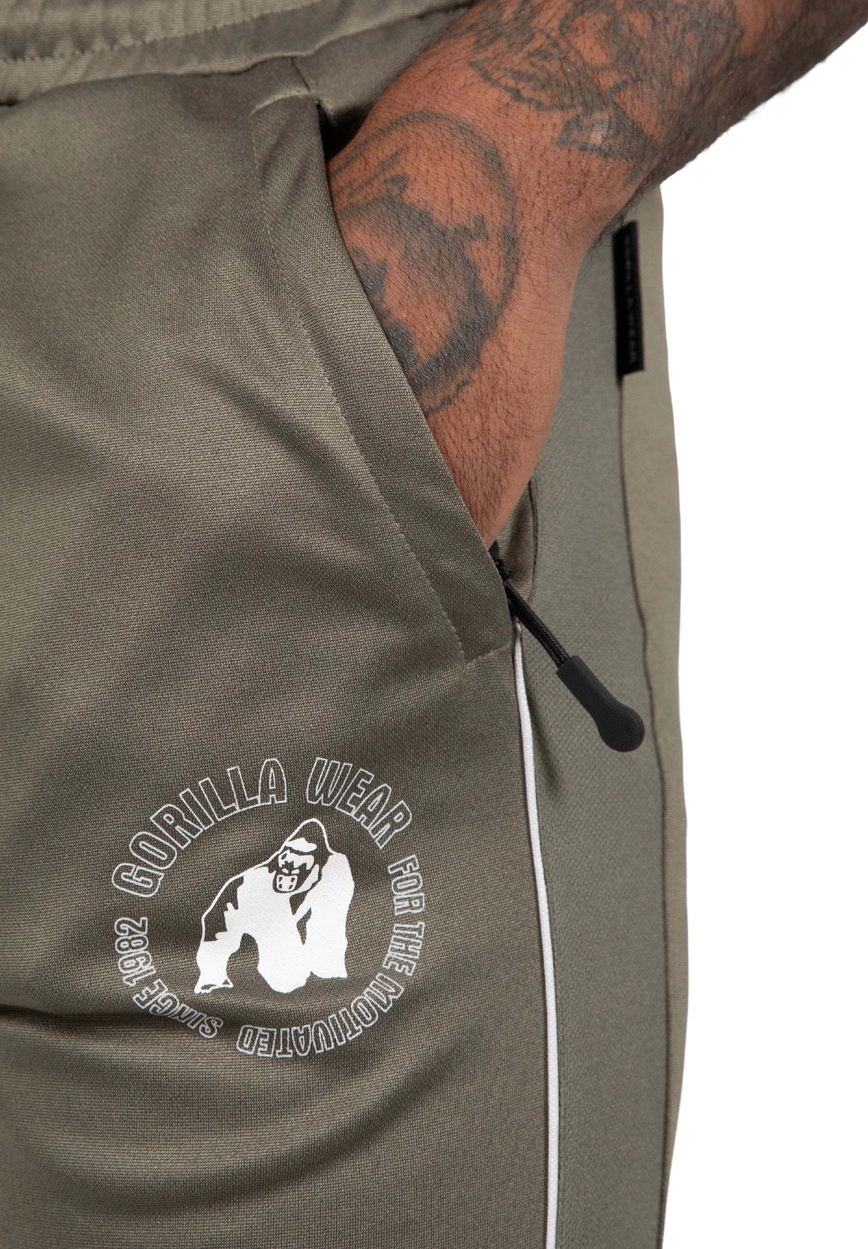 Pantalon Broxton Gorilla Wear homme - Vert kaki photo 4