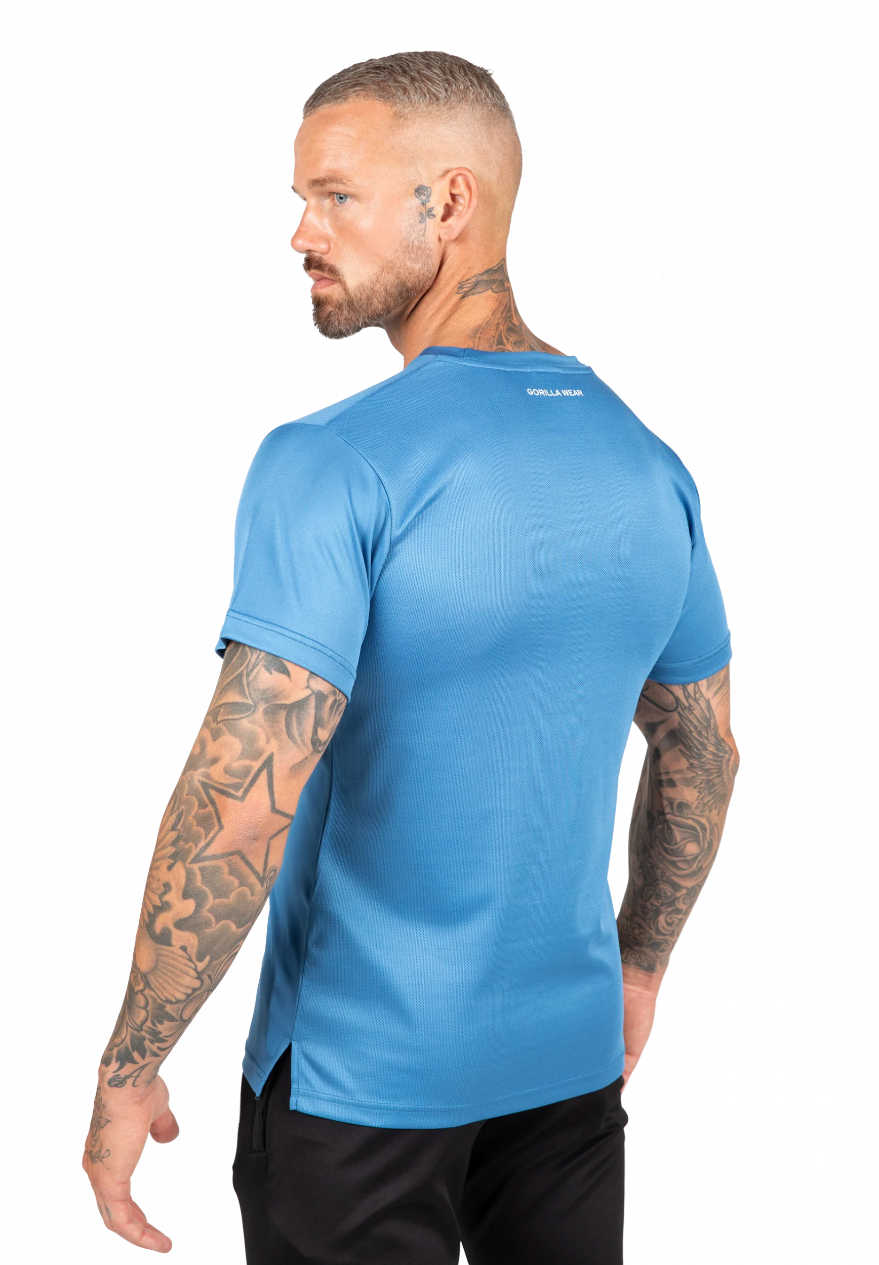 T-shirt Vernon Gorilla Wear homme - Bleu - vue 2