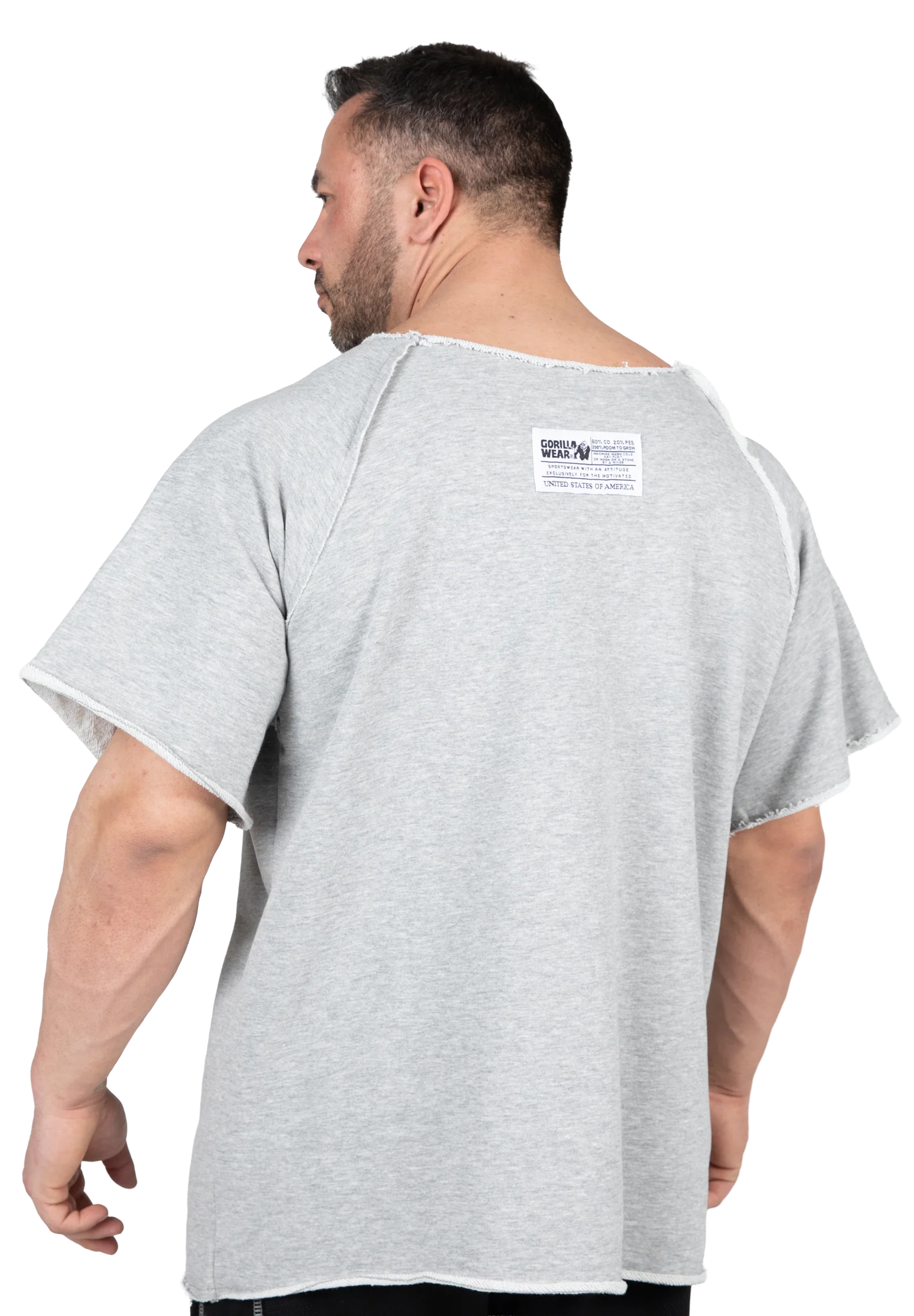 Haut Classic Workout Gorilla Wear homme - Gris, vue 2