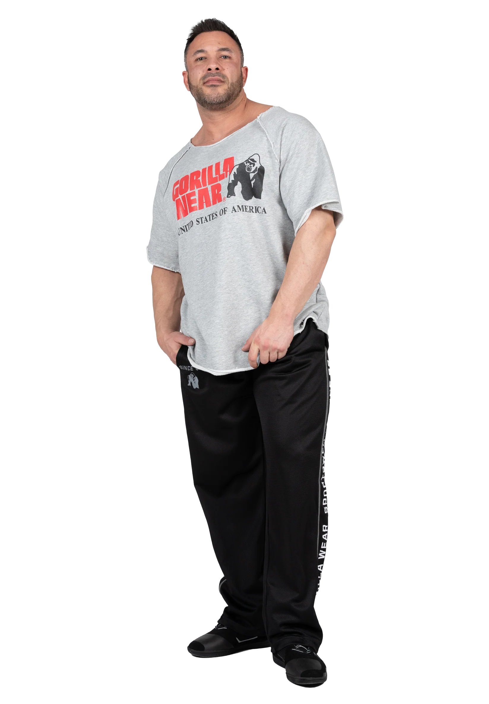Haut Classic Workout Gorilla Wear homme - Gris, vue 3
