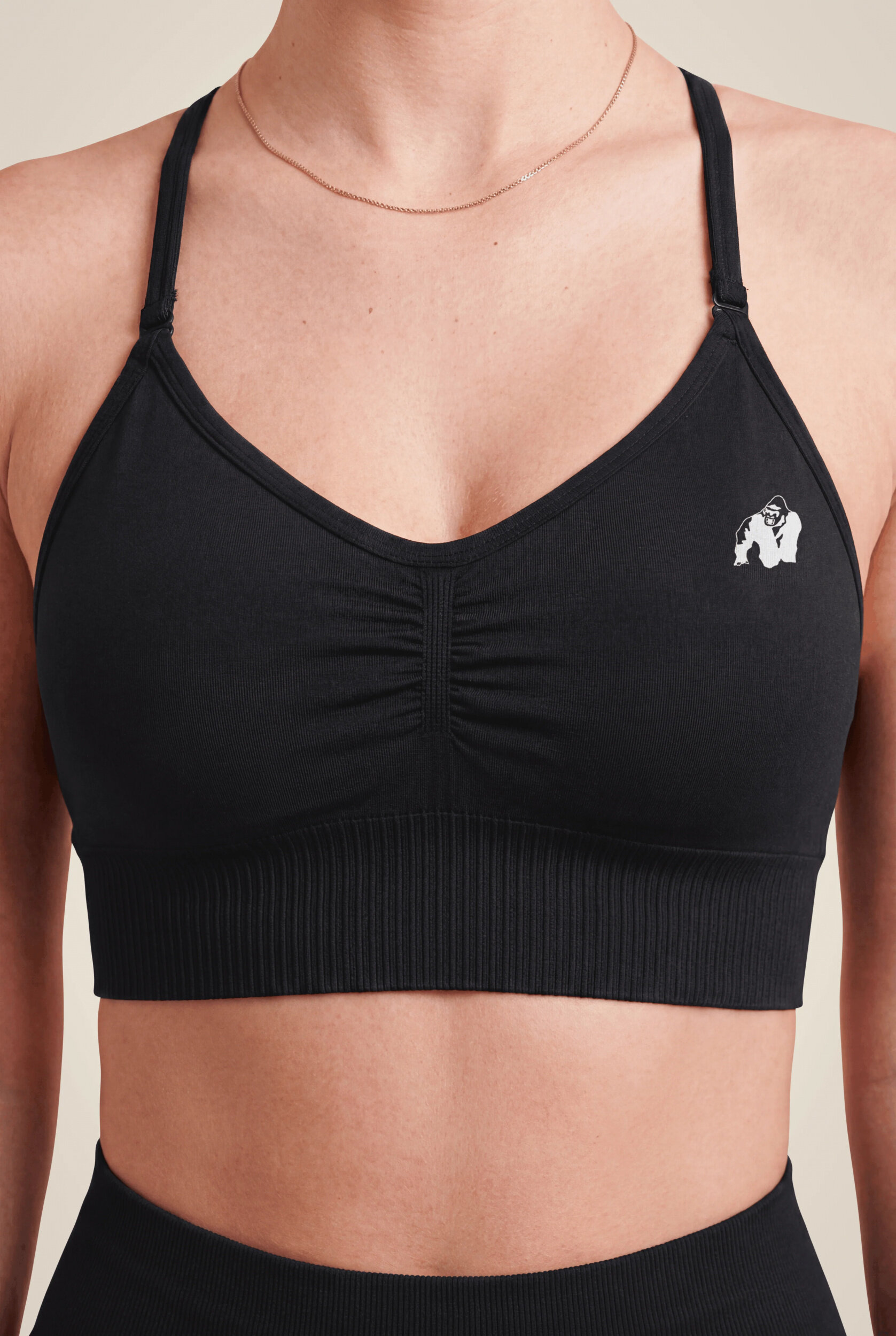 Brassière Olivia Seamless Gorilla Wear femme - Noir - vue 4