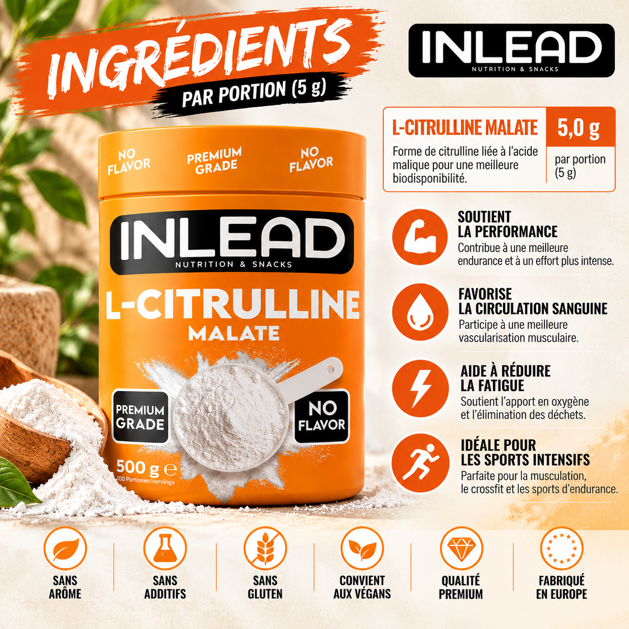 INLEAD L-Citrullin Malat ingredients