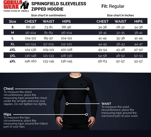 springfield-hoodie-sizechart