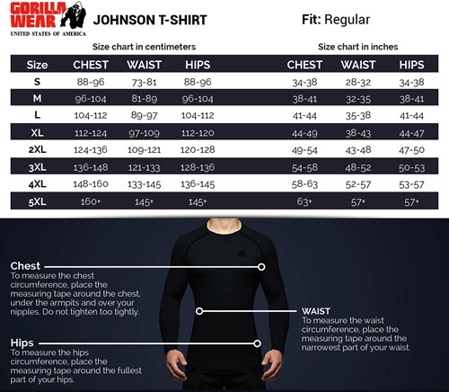 johnson-t-shirt-sizechart