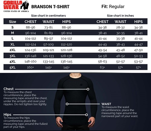 branson-t-shirt-sizechart