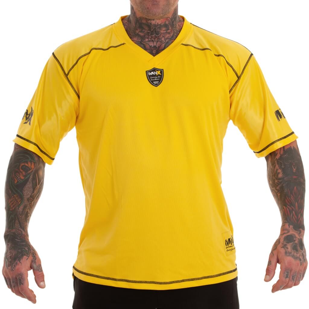 T-shirt de football MNX, jaune