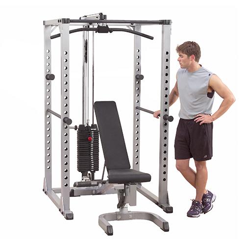 Rack de musculation double puissance entièrement commercial étendu Body  Solid - Fitness et musculation - Accessoires - Équipements