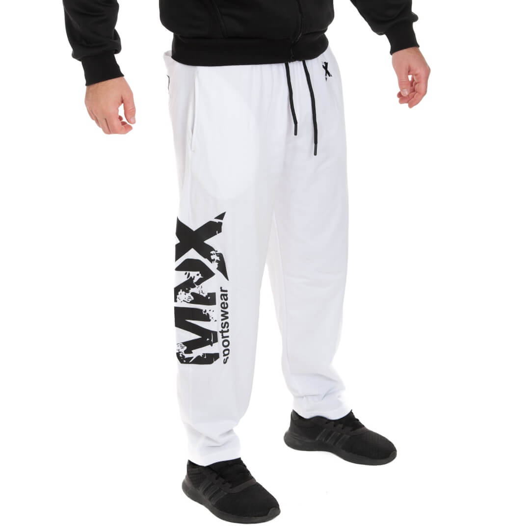 Pantalon classique de musculation MNX blanc