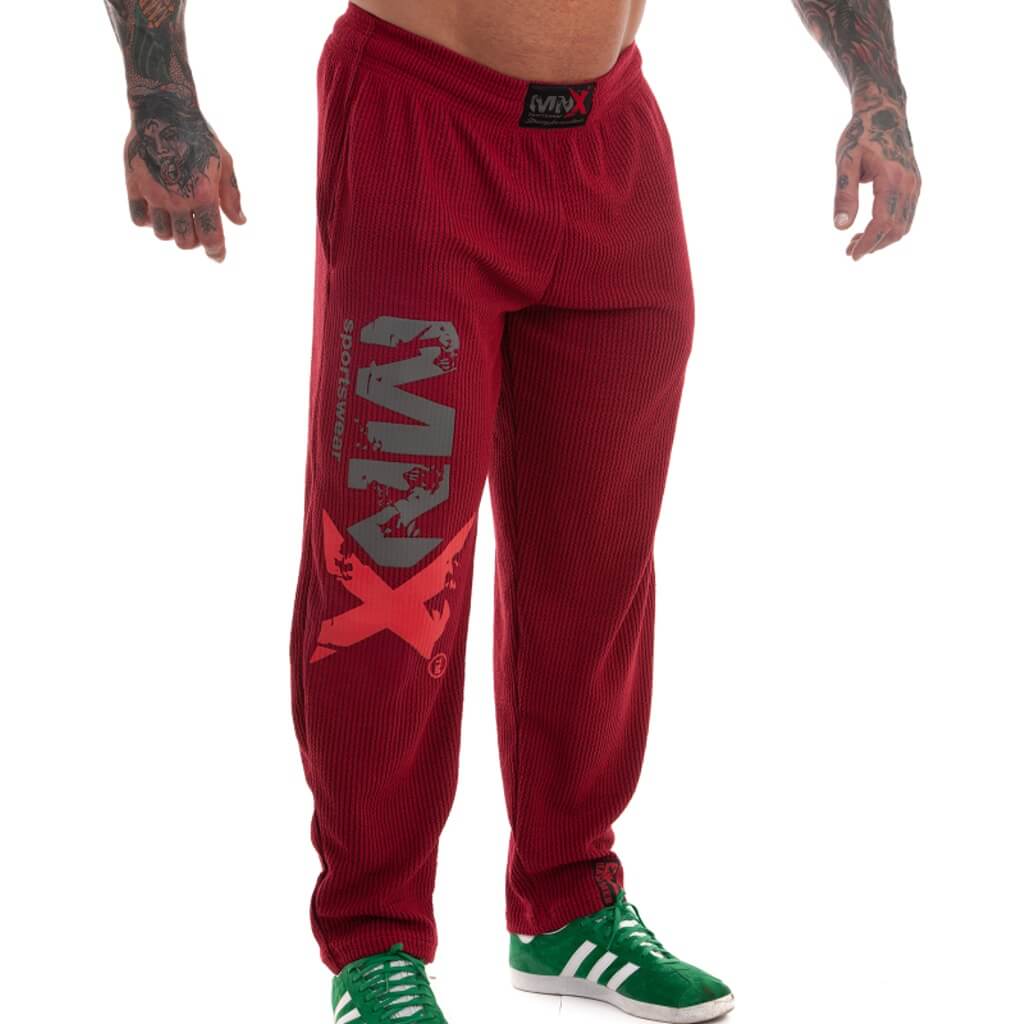 MNX Pantalon côtelé Hammer rouge