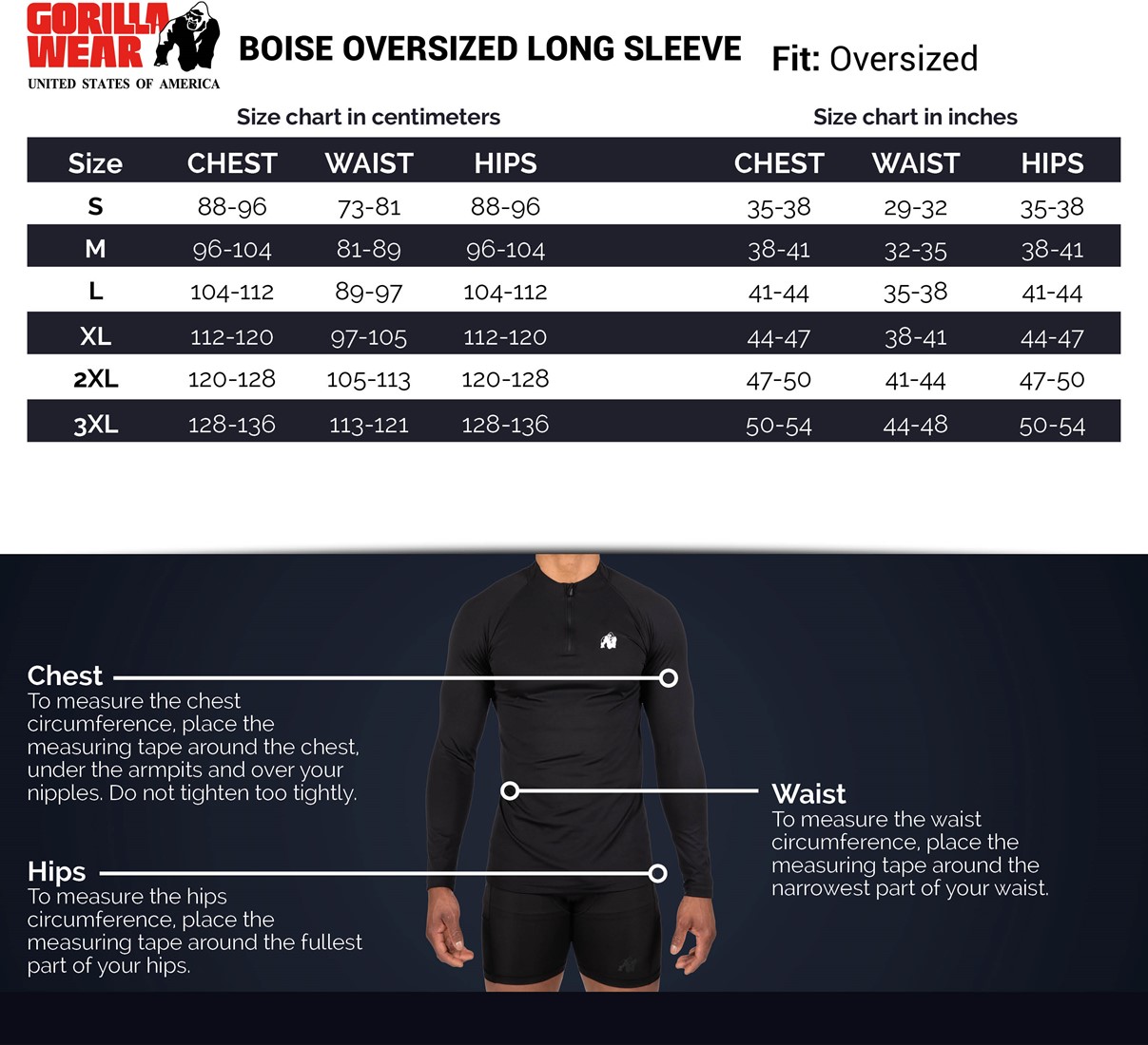 boise-long-sleeve-size-chart