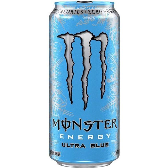 Energy Ultra Bleu Zéro Sucre 12x500ml Monster