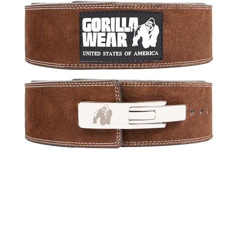 ​Leather Lever Belt 02 Marron Gorilla Wear