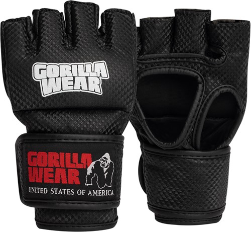Berea MMA Gloves Noir Et Blanc Gorilla Wear