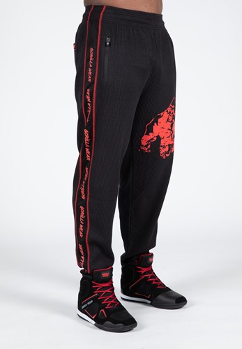 buffalo-workout-pants-black-red