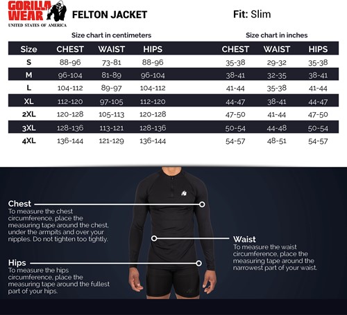felton-jacket-sizechart