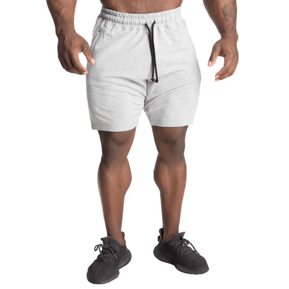 GASP Tapered Sweatshorts Gris Clair Chiné