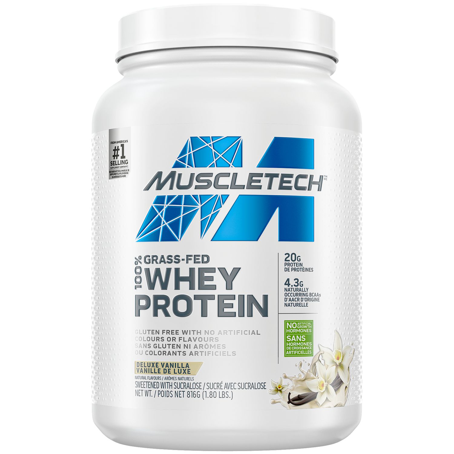 Grass Fed 100 % Whey Protein Muscle Tech
