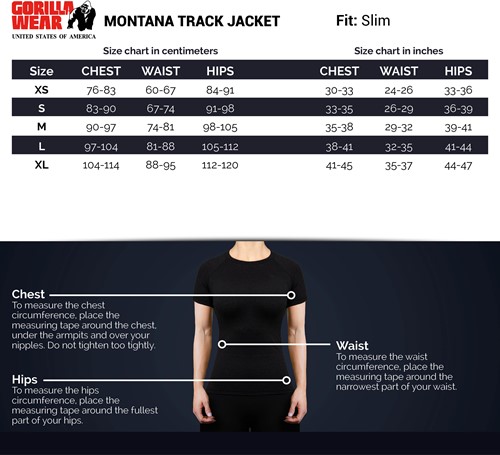 montana-jacket-sizechart