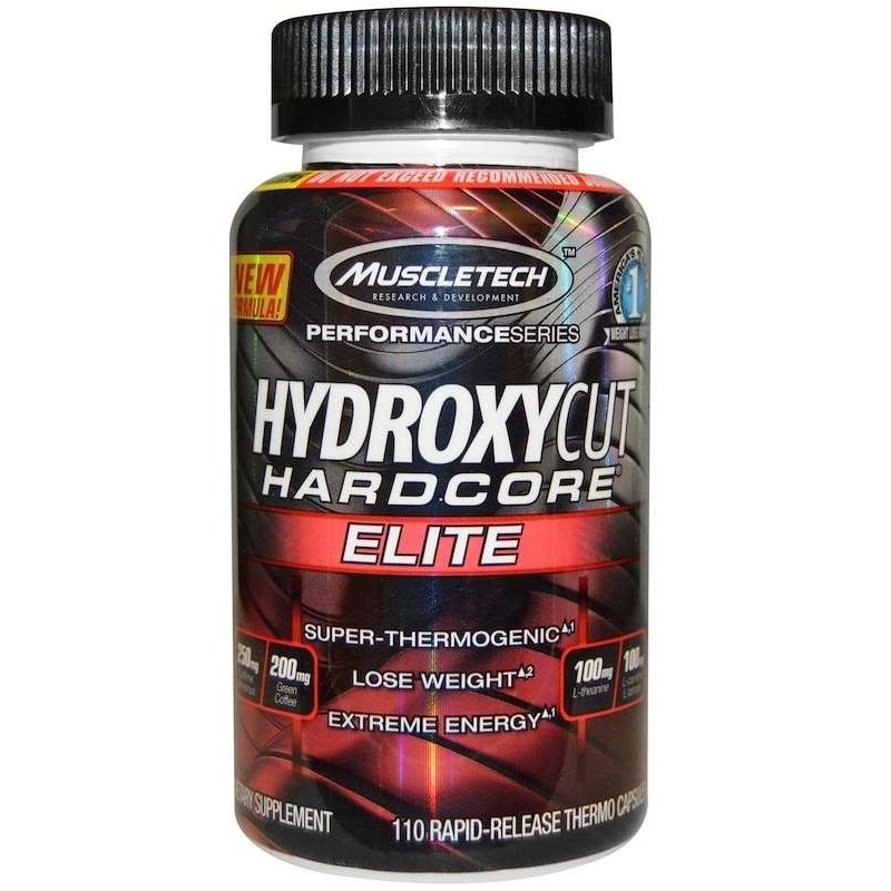Hydroxycut Hardcore Élite 110 Capsules MuscleTech