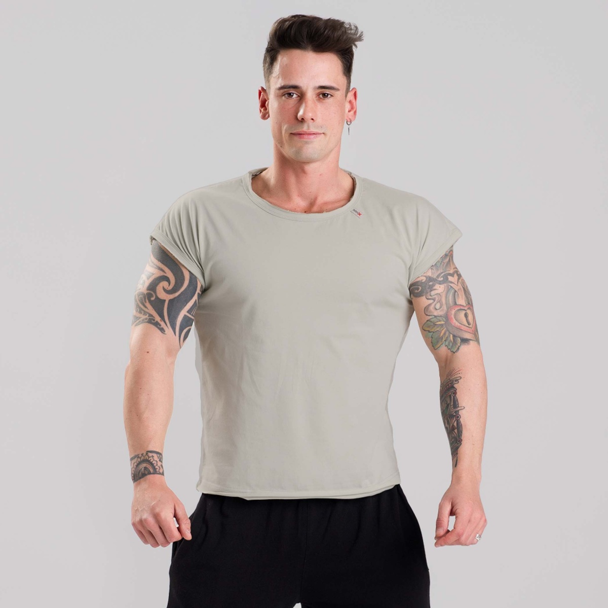 MNX Ripped T-shirt Athletic gris taupe