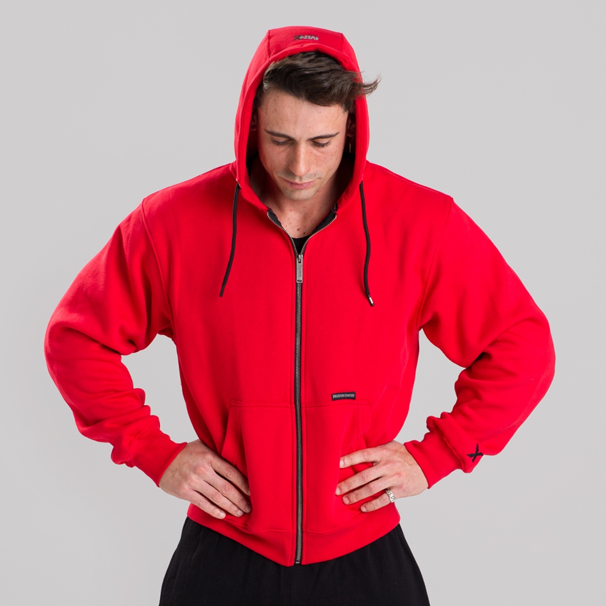 MNX Sweat à capuche Original rouge