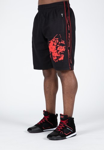 buffalo-old-school-workout-shorts-black-red-s-m