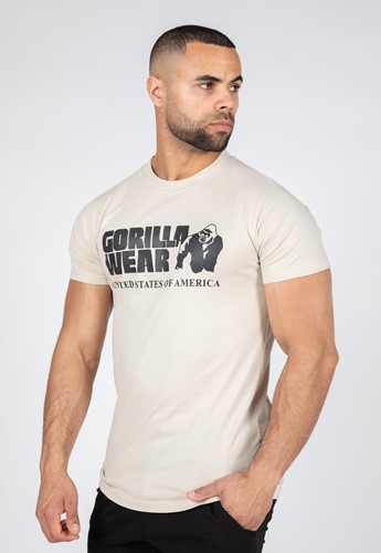 Classic Tee-Shirt Beige Gorilla Wear