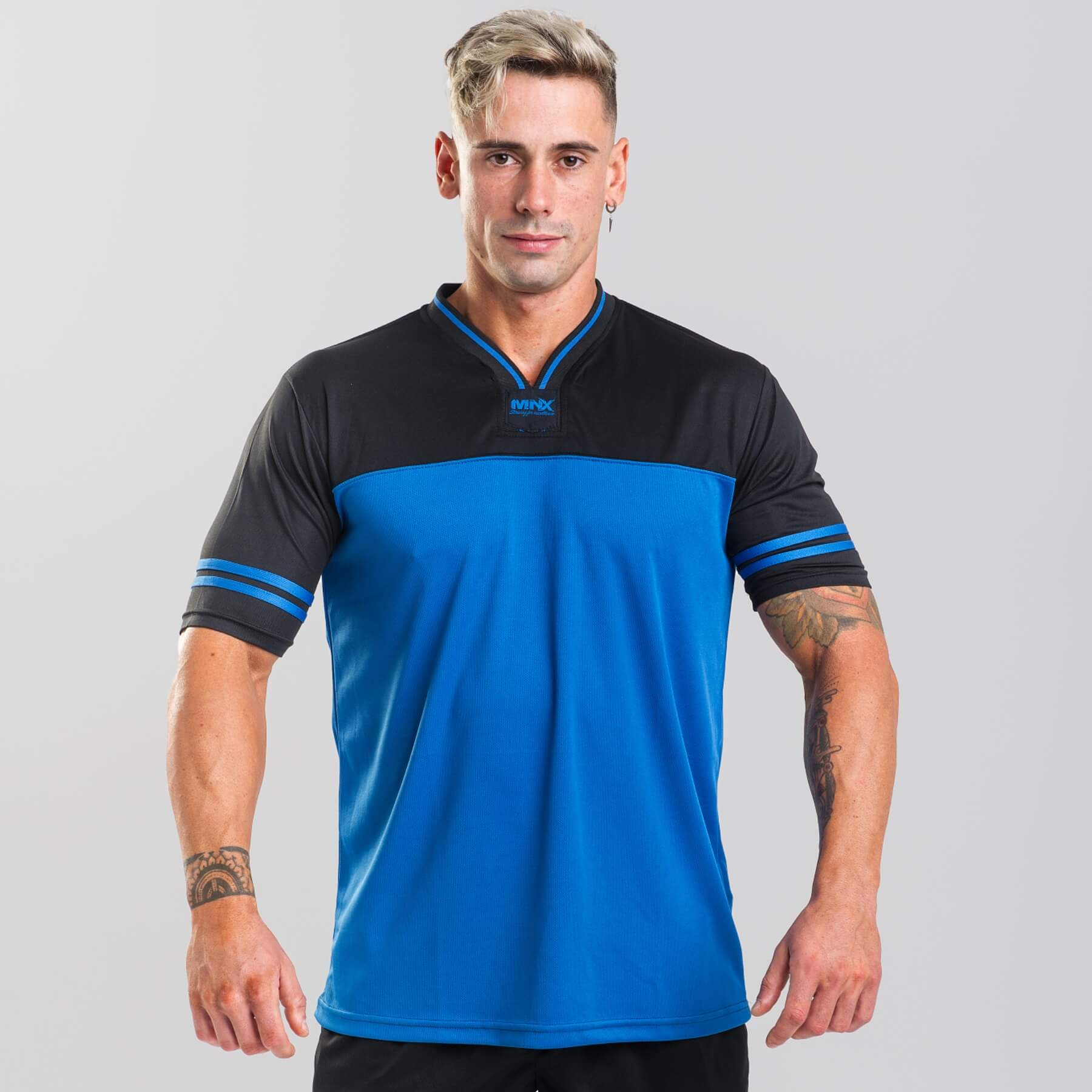 MNX T-shirt jersey bleu foncé