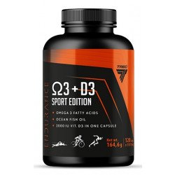 Oméga 3 + D3 Sport Edition Endurance 120 Capsules Trec Nutrition
